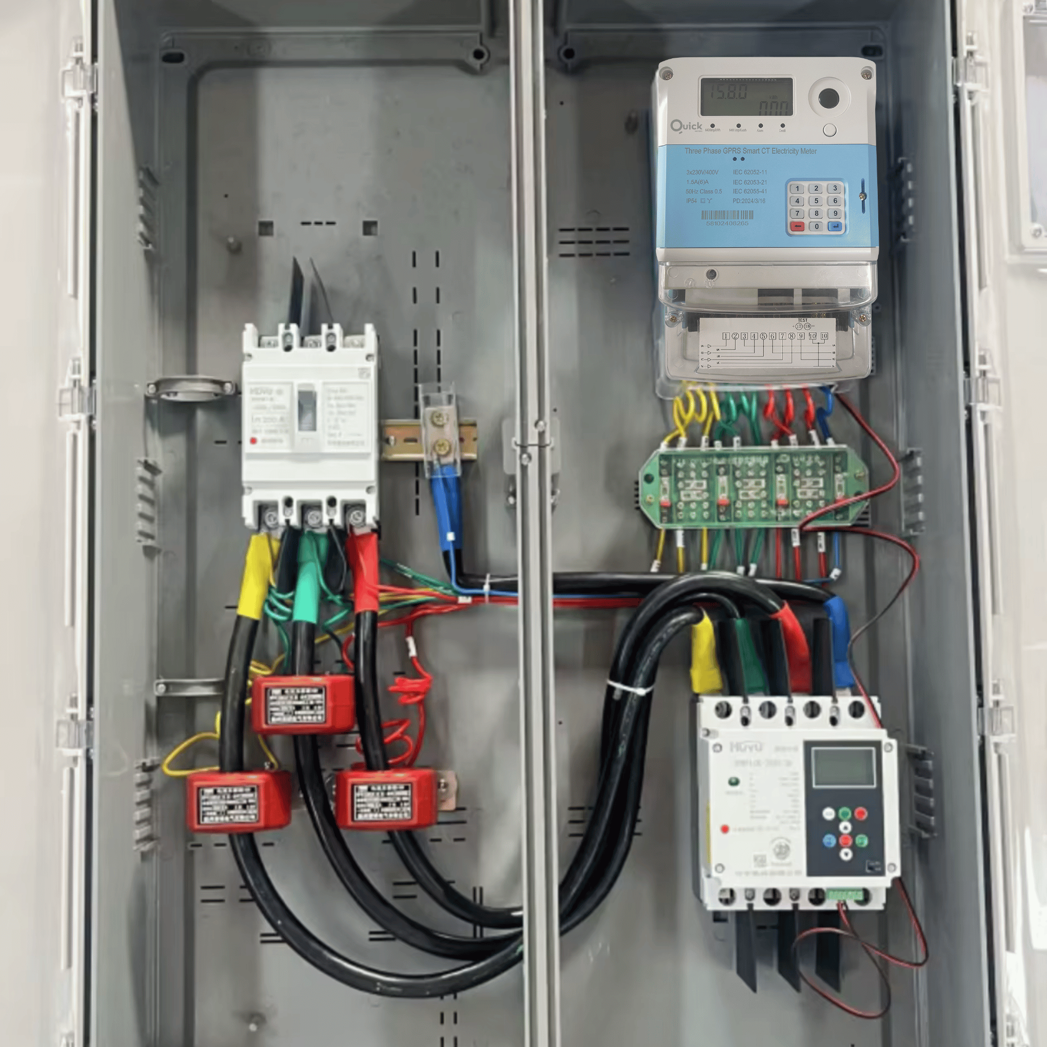 QMS-CT3 Three Phase GPRS Smart CT Electricity Meter